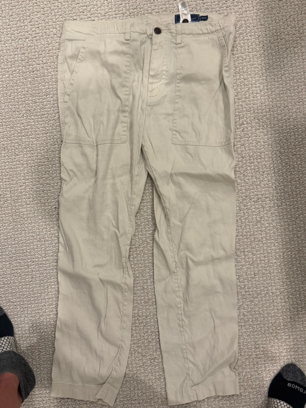 Vineyard Vines by Shep & Ian linen Light Beige Men's Chino Pants